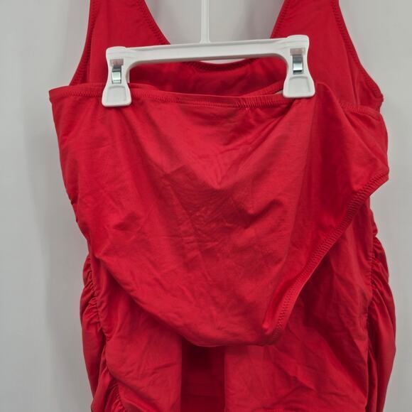A Pea In The Pod Women's Maternity Bikini Swim Bottom Red Size Medium - Picture 2 of 4